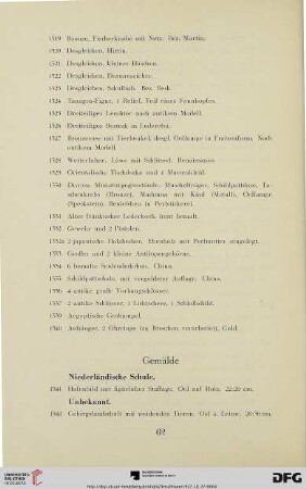 Gemälde (Nr. 1341-1344)