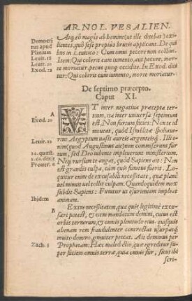 De septimo praecepto. Caput XI.