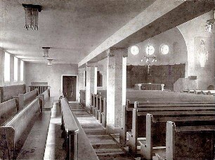 Fischer, Theodor; Stuttgart; Erlöserkirche - Innenansicht