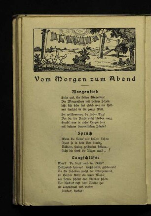 Vom Morgen zum Abend