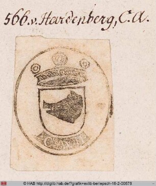 Wappen des Karl August von Hardenberg