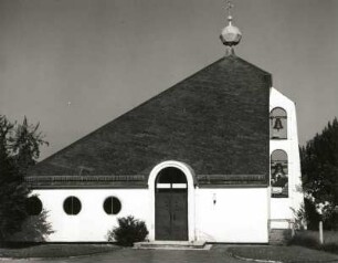 Taufkirchen-Vils Kreis Erding. Evangelische Johanneskirche (1956; O. A. Gulbransson)