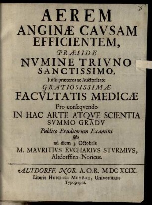 Aerem anginae causam efficientem ...