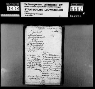 Ortsvorsteher zu Eschental