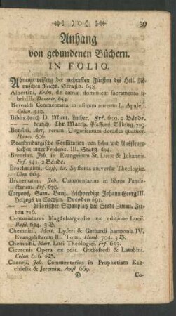 Anhang von gebundenen Büchern