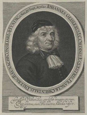 Bildnis des Iohannes Geislerus