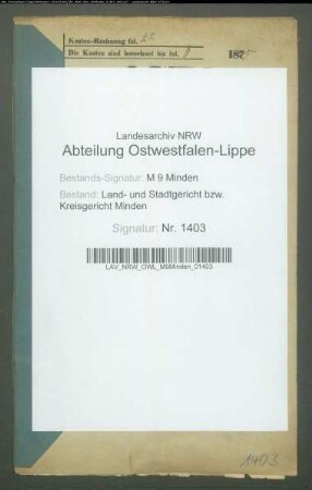 Sonstige: Lohmeyer, Wilhelm: