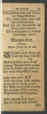 Morgen-Lied