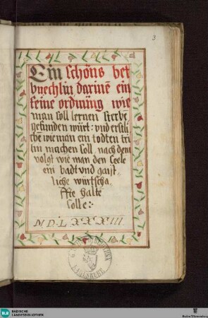 Gebet- und Andachtsbuch - Cod. Lichtenthal 103