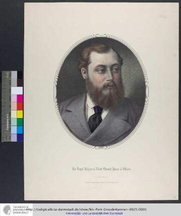 His Royal Highness Albert Edward Prince of Wales