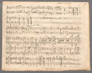 The Gypsy's warning, pf, Excerpts, Arr - BSB Mus.Schott.Ha 4988-2 : [heading:] Gipsy's warning // Chorus of conspiration // Act N=|o 2. N.o. 18.