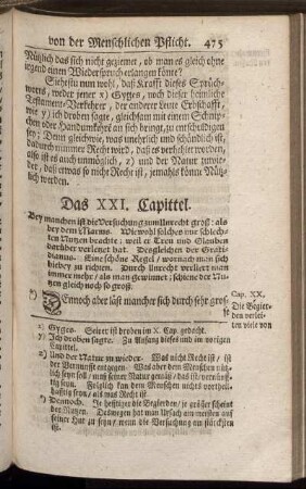 Das XXI. Capittel. - Das XXX. Capittel.