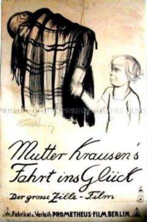 Plakat zum Film "Mutter Krausen's Fahrt ins Glück"