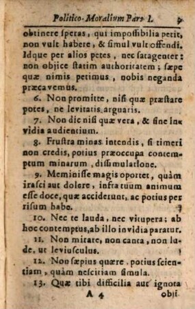 Andreae Maximiliani Fredro Castellani Leopoliensis. Monita Politico-Moralia Et Icon Ingeniorum