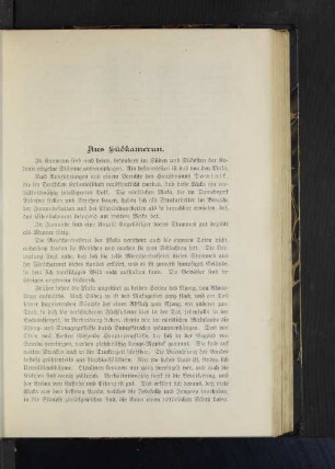 Aus Südkamerun.