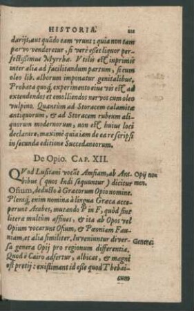 De Opio. Cap. XII.
