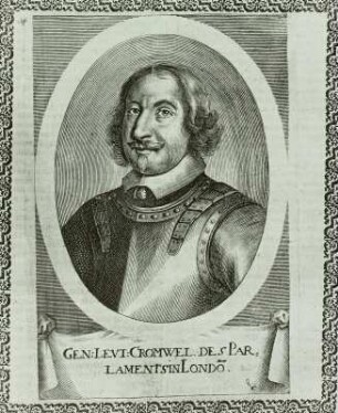 Bildnis des englischen Staatsmannes und Lordprotektors Oliver Cromwell