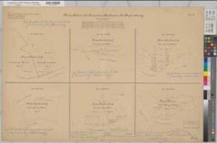 Ems Kanalisierung Korrektion von Herbrum bis Papenburg Blatt 18 Grunderwerbskarte Strecke Aschendorf Einzelgrundstücke in den Gem. Borsum, Rhede, Vellage 1893 1 : 2000 65 x 98 kol. Zeichnung A. Franke, Wasserbauinspektor Wasser- und Schiffahrtsdirektion Münster