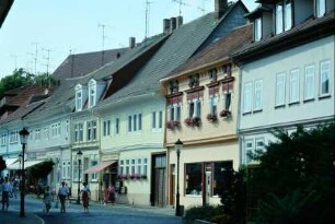 Holzmarkt, sanierte Häuser
