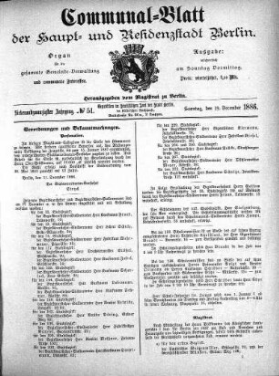1886,51: No. 51, 19. Dezember 1886