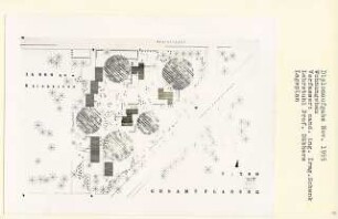 Wohnungsbau (Diplomarbeit bei Kurt Dübbers): Lageplan 1:200