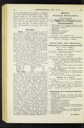 Osnabrücker Overberg-Verein : Tagesordnung [für die am 3. Oktober 1894 in Freren stattfindende Generalversammlung]