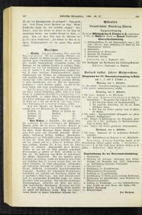 Osnabrücker Overberg-Verein : Tagesordnung [für die am 3. Oktober 1894 in Freren stattfindende Generalversammlung]