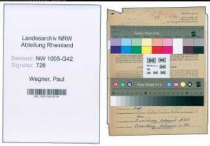 Entnazifizierung Paul Wegner , geb. 17.07.1888 (Polizist)