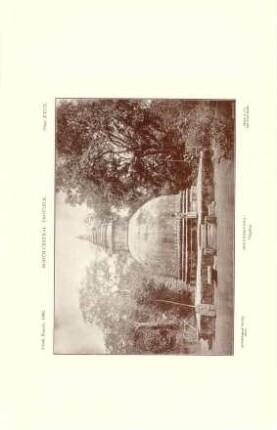 Plate XXIII. North-central province. Gonumeriyáwa: Dágaba.