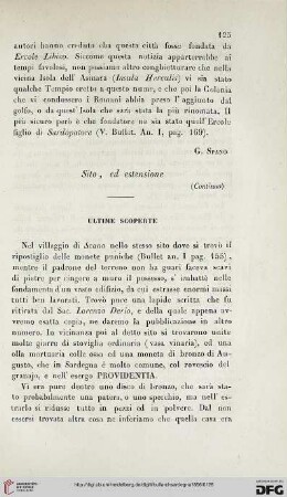 Ultime scoperte