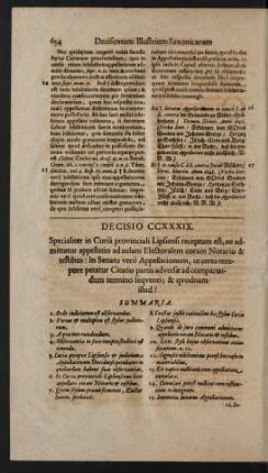 Decisio CCXXXIX.