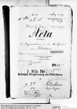 Reparaturen an der Stadtmauer und den Stadttoren in Potsdam
