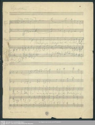 Auferstehn ja auferstehn wirst du RMWV 16 - Mus.11302-E-519 : Coro fanciulli, orch; RMWV 16