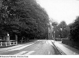 Blick zum Küsterhaus