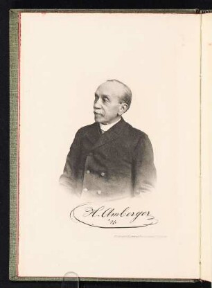 H. Amberger [Porträt]