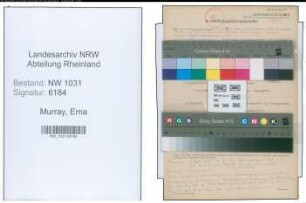 Entnazifizierung Erna Murray , geb. 23.09.1911 ()