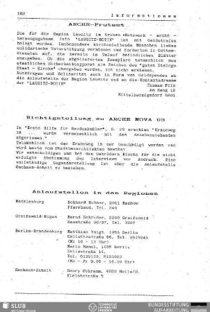 Richtigstellung