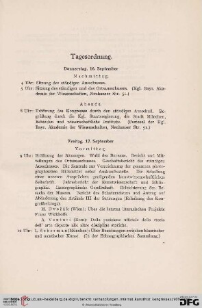 Tagesordnung