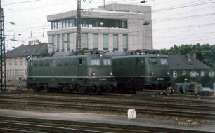 Karlsruhe Lok 140 005 Lok 140 154 Zentralstellwerk