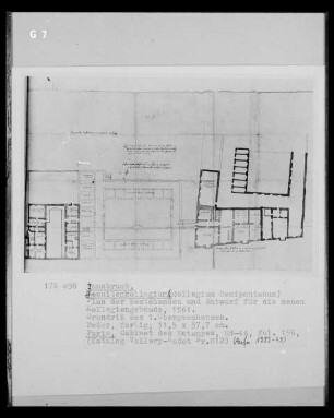 Grundriss des Jesuitenkollegiums