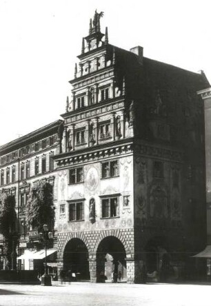 Neiße, Waagehaus : Neiße (Nysa/Polen). Kämmereigebäude. Ansicht von Süden