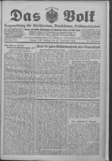 Das Volk. 1891-1941