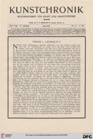 Franz v. Lenbach