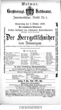Der Herrgottschnitzer von Ammergau