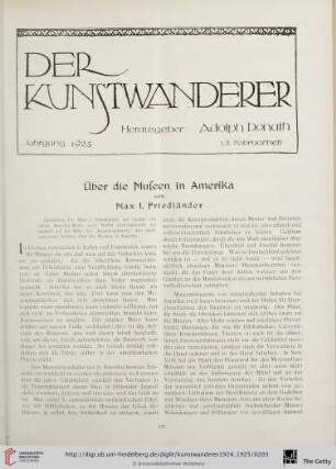 6/7: Über die Museen in Amerika