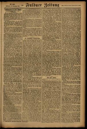 Zweite Ausgabe vom Mittwoch, den 23. November 1921.