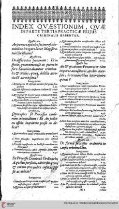 Index Quaestionum
