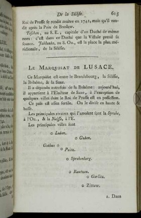 Le Marquisat De Lusace.