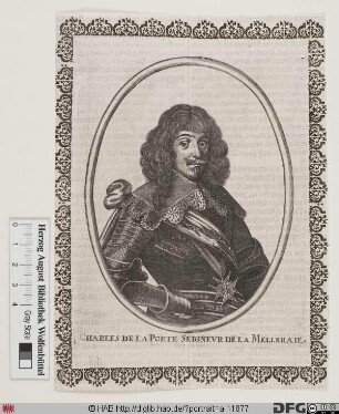 Bildnis Charles de La Porte, marquis de La Meilleraye (1663 duc)