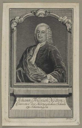 Bildnis des Johann Fridrich Nolten